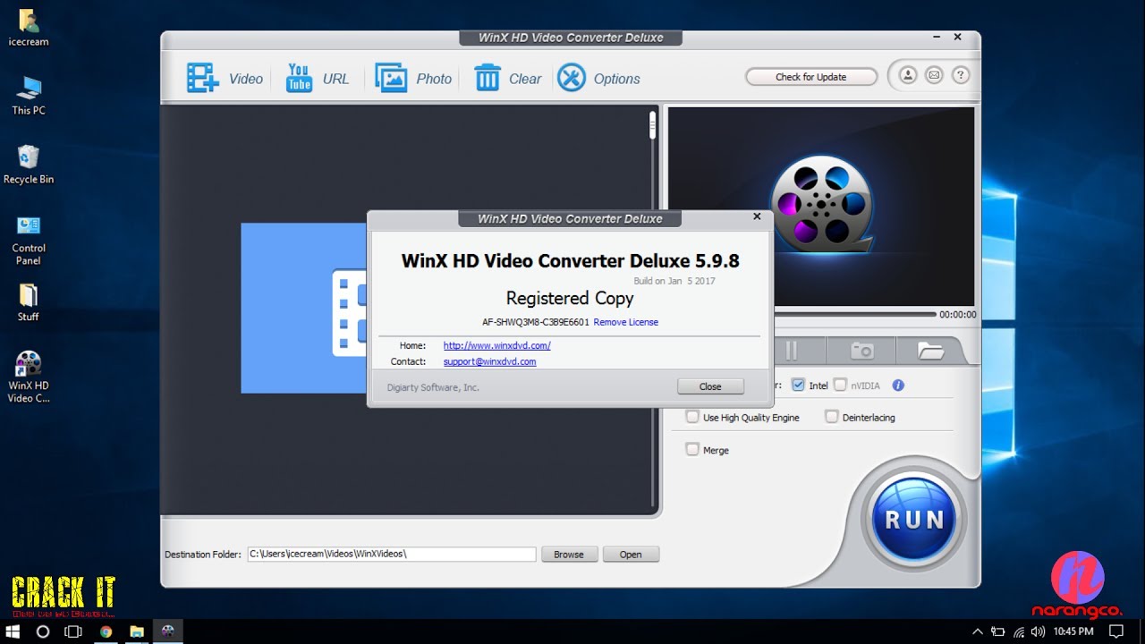Winx hd video converter deluxe serial key